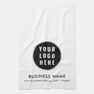 Voeg Business Logo Minimalist Promotional Swag toe Theedoek