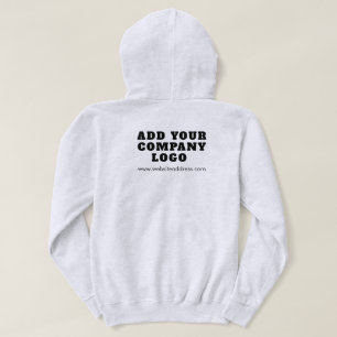 Voeg Business Logo Trade Show Medewerkers Matching Hoodie