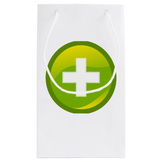 Voeg Button Icon Gift Bag toe Klein Cadeauzakje (Achterkant)