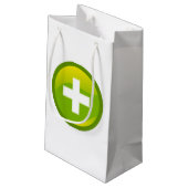 Voeg Button Icon Gift Bag toe Klein Cadeauzakje (Achterkant Gekanteld)