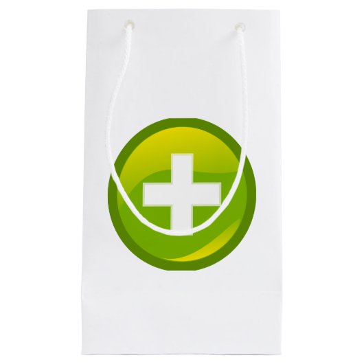 Voeg Button Icon Gift Bag toe Klein Cadeauzakje (Voorkant)