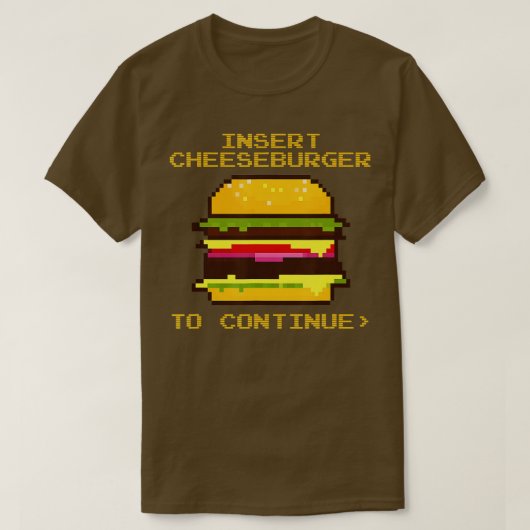 Voeg Cheeseburger toe om door te gaan met de voeds T-shirt (Design voorkant)