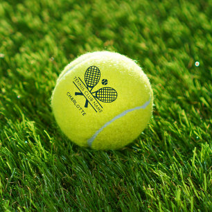 Voeg clubnaam Tennis Team Green gepersonaliseerd t Tennisballen