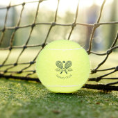Voeg clubnaam tennis team groen elke kleur custom tennisballen