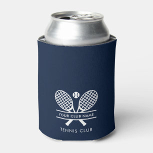 Voeg clubnaam Tennis Team Navy Blue Blikjeskoeler