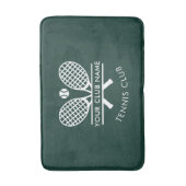Voeg clubnaam Tennis Team Rackets Motif Custom toe Badmat (Voorkant Verticaal)