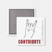 Voeg Contribute-magneet weer samen Magneet (Voorkant / Achterkant)