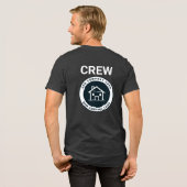 Voeg Custom Business Logo Real Estate Agent Compan Tri-Blend Shirt (Voorkant)