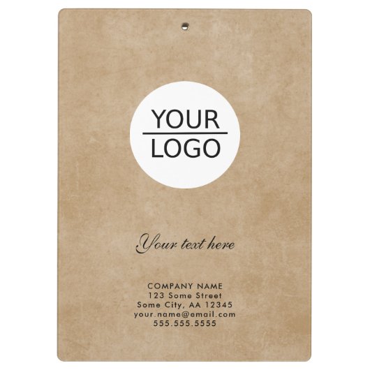 Voeg de Aangepaste Logo toe Rustige Company Promot Klembord (Achterkant)