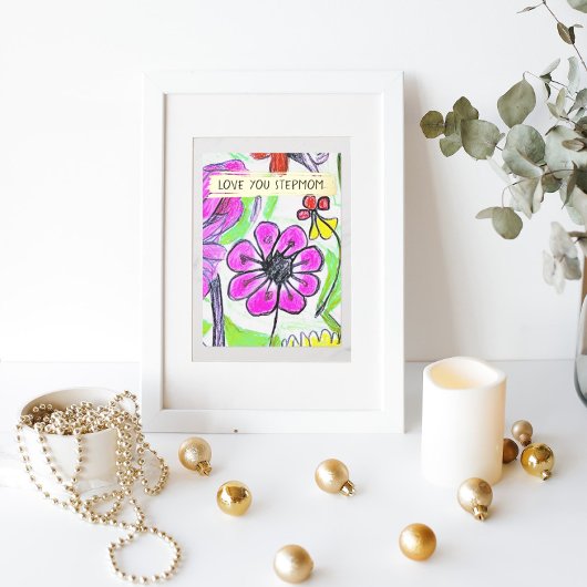 Voeg de aangepaste stuurmoeder van de Foto van ons Folie Feestdagenkaart