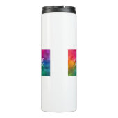 Voeg de Creëer van het Afbeelding van het Bedrijfs Thermosbeker (Achterkant)