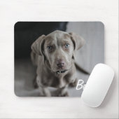 Voeg de foto en naam van uw hond hieraan toe muismat (Met muis)