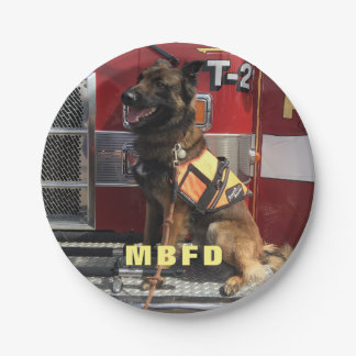 Voeg de Foto Fireman's Celebration toe Papieren Bordje