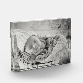 Voeg de foto van je baby toe aan deze fotobox