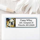 Voeg de Foto van uw hond aan dit Etiket van Adres (Insitu)