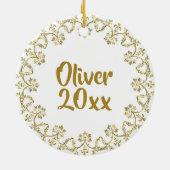 Voeg de foto van uw hond toe aan deze Ornament (Achterkant)