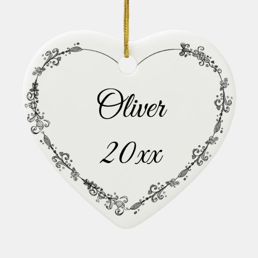 Voeg de foto van uw hond toe aan deze Ornament (Achterkant)