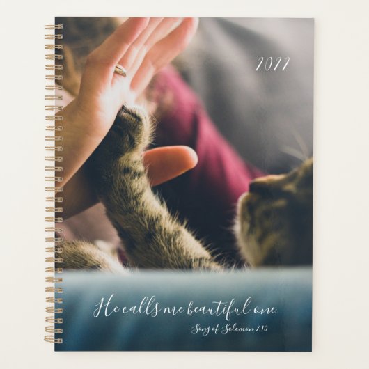 Voeg de fotoprijsaanduiding van de kat van uw huis planner (Voorkant)