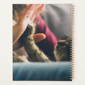 Voeg de fotoprijsaanduiding van de kat van uw huis planner (Achterkant)