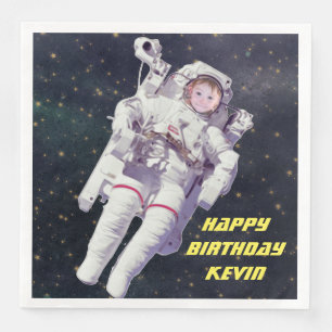 Voeg de fotoruimte van uw kind toe aan Napkins, Bi Servetten