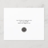 Voeg de Kaart van de Kerstfeestdag van de Medewerk (Achterkant)