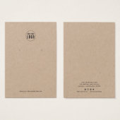 Voeg de Kaart Weergave voor Logo-schrijfmachine vo (Voorkant /achterkant)