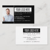 Voeg de Logo Real Estate Professional van het Tuss Visitekaartje (Voorkant / Achterkant)