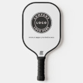 Voeg de Logo van het Bedrijf en het Bedrijfs Adres Pickleball Paddle (Achterkant)