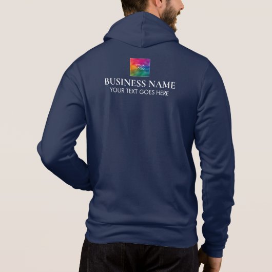 Voeg de Mannen van de Druk van de Logo van het Bed Hoodie (Achterkant)