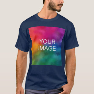 Voeg de Mannen van het Malplaatje van de Foto van  T-shirt
