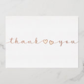 Voeg de Minimale Wit van het Manuscript van de Fot Folie Feestdagenkaart (Voorkant)