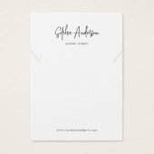 Voeg de Minimalistische Kaart van de Vertoning van (Voorkant)