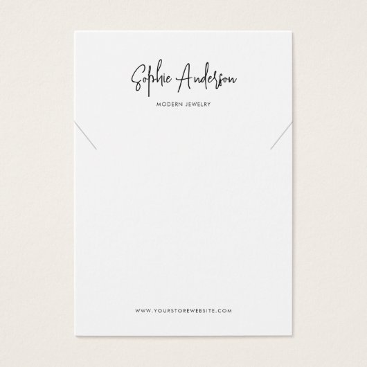 Voeg de Minimalistische Kaart van de Vertoning van (Voorkant)