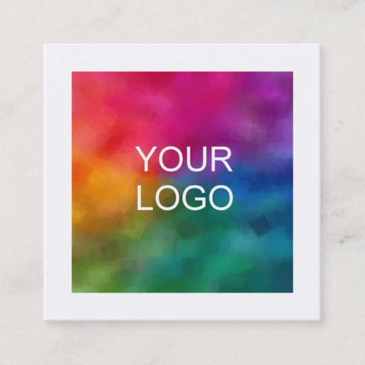 Voeg de Moderne Sjabloon Van BedrijfsBedrijf van d Vierkante Visitekaartje (Voorkant)