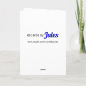 Voeg de naam 17e verjaardag toe aan gepersonalisee kaart (Achterkant)