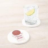 Voeg de Naam Basketball Onderzetters van het Team  (Zijkant)