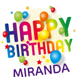 Voeg de NAAM Colorful Balloons Happy Birthday Gift Cadeaupapier