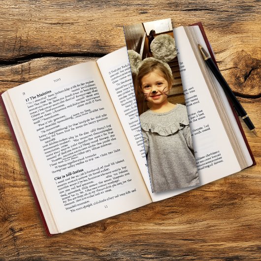 Voeg de naam en foto Bladwijzer van uw kind toe