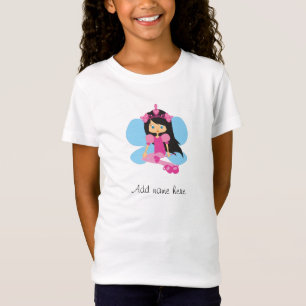 Voeg de naam  Girly Fairy Princess T-shirts toe
