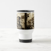 Voeg de naam stookolie-motorlocomotief toe reisbeker (Center)