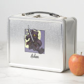 Voeg de naam toe Black Cat Ninja Flying Kick Carto (In situ)