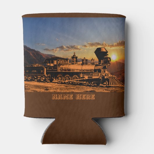 Voeg de Naam toe personaliseer de Train CPRR 229 v Blikjeskoeler (Achterkant)