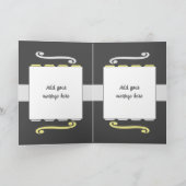 Voeg de naam van het fotojaar milestone verjaardag kaart (Binnen)