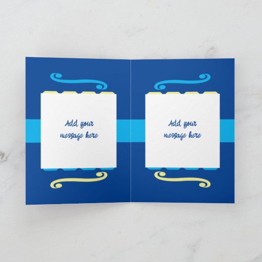 Voeg de naam van het fotojaar milestone verjaardag kaart (Binnen)