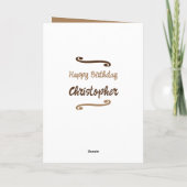 Voeg de naam van het fotojaar milestone verjaardag kaart (Achterkant)