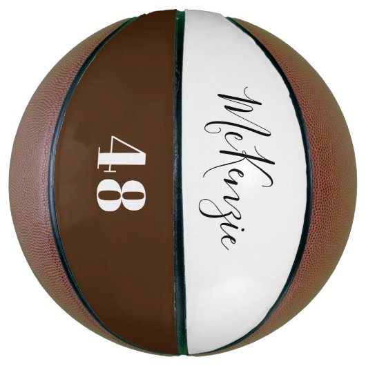 Voeg de Naam van het Manuscript en Aangepaste Aant Basketbal (Verticaal)