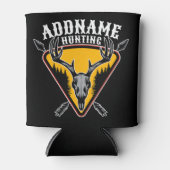 VOEG DE NAAM VAN Hunter Elk Skull Big Antlers Deer Blikjeskoeler (Voorkant)