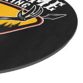 VOEG DE NAAM VAN Hunter Elk Skull Big Antlers Deer Snijplank (Hoek)