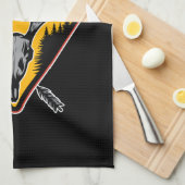 VOEG DE NAAM VAN Hunter Elk Skull Big Antlers Deer Theedoek (Quarter Fold)