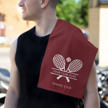 Voeg de naam van uw club toe Tennis Team Burgundy